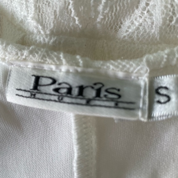 Paris White Floral Lace Dress - Picture 4 of 4